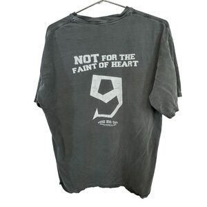 Vintage Whole Hog Cafe Little Rock AR Gray Aged BBQ Men’s L T-Shirt Rare #9